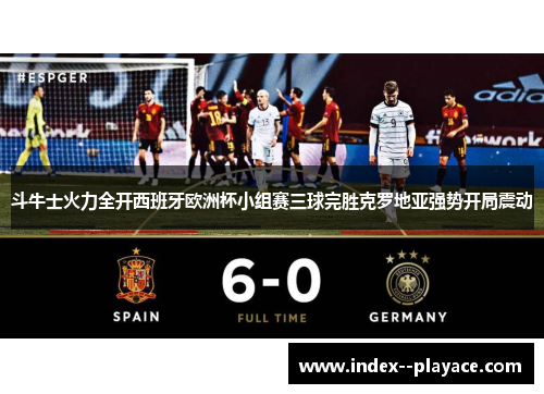 斗牛士火力全开西班牙欧洲杯小组赛三球完胜克罗地亚强势开局震动
